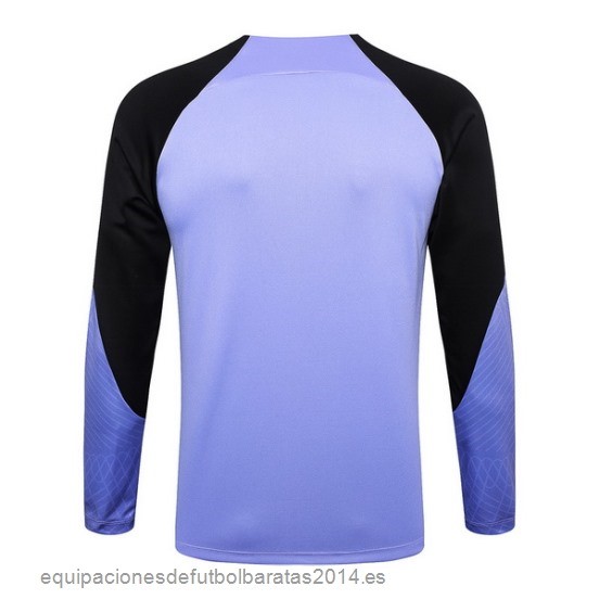 Nuevo Sudadera Entrenamiento Paris Saint Germain 23/24 Purpura Negro Baratas